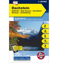 Wanderkarten Salzkammergut Dachstein, Hallstatt, Bad Aussee, Grundlsee, Ramsau, Schladming Hallwag Kümmerly+Frey AG