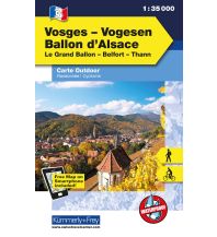 Hiking Maps Switzerland Vogesen - Ballon d'Alsace Hallwag Kümmerly+Frey AG