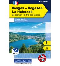 Hiking Maps France Vogesen - Le Honeck Nr. 04 Outdoorkarte 1:35 000 Hallwag Kümmerly+Frey AG