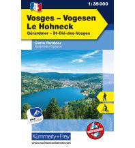 Hiking Maps France Vogesen - Le Honeck Nr. 04 Outdoorkarte 1:35 000 Hallwag Kümmerly+Frey AG