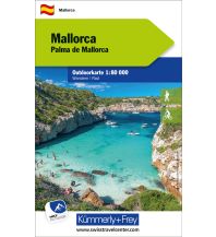 Wanderkarten Spanien K+F-Outdoorkarte Mallorca 1:80 000 Hallwag Kümmerly+Frey AG