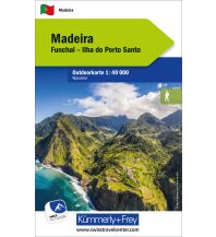 Wanderkarten Slowenien K+F Outdoorkarte Madeira 1:40.000 Hallwag Kümmerly+Frey AG