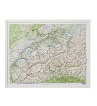 Raised Relief Maps Schweiz Kunststoffrelief 1:500 000 Hallwag Kümmerly+Frey AG