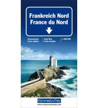 Straßenkarten Frankreich Nord Strassenkarte 1:600 000 Hallwag Kümmerly+Frey AG
