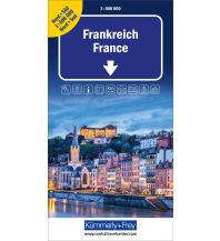 Road Maps Frankreich Nord+Süd Strassenkarte 1:600 000 Hallwag Kümmerly+Frey AG