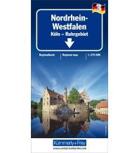 Road Maps K+F Straßenkarte Blatt 3, Nordrhein-Westfalen 1:275 000 Hallwag Kümmerly+Frey AG