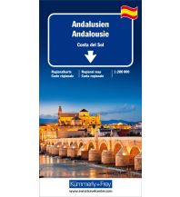 Road Maps Andalusien, Costa del Sol Regionalkarte 1:200 000 Hallwag Kümmerly+Frey AG