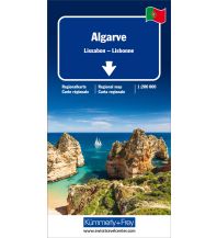 Road Maps Algarve, Lissabon Regionalkarte 1:200 000 Hallwag Kümmerly+Frey AG