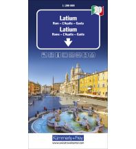 Road Maps Italy Latium-Rom Nr. 10 Regionalkarte Italien 1:200 000 Hallwag Kümmerly+Frey AG
