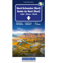 Road Maps Nord-Schweden (Nord) Nr. 06 Regionalkarte Schweden 1:400 000 Hallwag Kümmerly+Frey AG