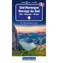 Road Maps Scandinavia Süd-Norwegen Nr. 01 Regionalkarte Norwegen 1:335 000 Hallwag Kümmerly+Frey AG