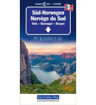 Straßenkarten Skandinavien Süd-Norwegen Nr. 01 Regionalkarte Norwegen 1:335 000 Hallwag Kümmerly+Frey AG