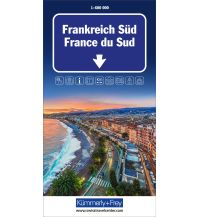 Road Maps France Frankreich Süd Strassenkarte 1:600 000 Hallwag Kümmerly+Frey AG