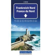 Road Maps Frankreich Nord Strassenkarte 1:600 000 Hallwag Kümmerly+Frey AG