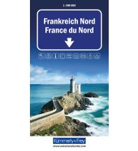 Straßenkarten Frankreich Nord Strassenkarte 1:600 000 Hallwag Kümmerly+Frey AG