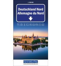 Straßenkarten Deutschland (Nord), Strassenkarte 1:500'000 Hallwag Kümmerly+Frey AG