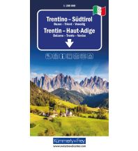 Straßenkarten Trentino - Südtirol Nr. 03 Regionalstrassenkarte 1:200 000 Hallwag Kümmerly+Frey AG