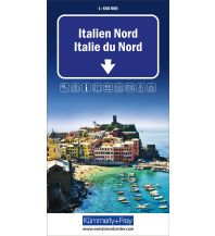 Road Maps Italien (Nord), Strassenkarte 1:650'000 Hallwag Kümmerly+Frey AG