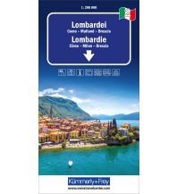 Straßenkarten Lombardei, Nr. 02, Regionalstrassenkarte 1:200'000 Hallwag Kümmerly+Frey AG