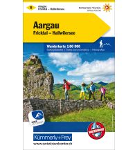 Wanderkarten Schweiz & FL K+F-Wanderkarte 5, Aargau, Fricktal, Hallwilersee 1:60.000 Hallwag Kümmerly+Frey AG