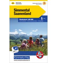 Hiking Maps Switzerland Wanderkarte 17, Simmental, Saanenland 1:60.000 Hallwag Kümmerly+Frey AG