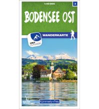 Bodensee Ost 03 Wanderkarte 1:40 000 matt laminiert Hallwag Kümmerly+Frey AG