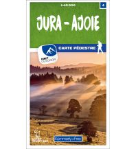 Hiking Maps Switzerland Jura - Ajoie 04 Wanderkarte 1:40 000 matt laminiert Hallwag Kümmerly+Frey AG