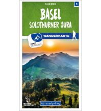 Hiking Maps Switzerland Basel / Solothurner Jura 05 Wanderkarte 1:40 000 matt laminiert Hallwag Kümmerly+Frey AG