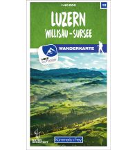 Luzern 12 Wanderkarte 1:40 000 matt laminiert Hallwag Kümmerly+Frey AG