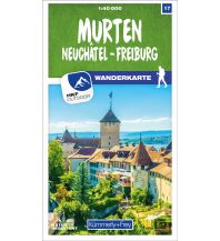 Murten 17 Wanderkarte 1:40 000 matt laminiert Hallwag Kümmerly+Frey AG