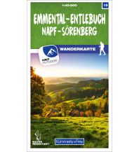 K+F-Wanderkarte 19, Emmental, Entlebuch, Napf, Sörenberg 1:40.000 Hallwag Kümmerly+Frey AG