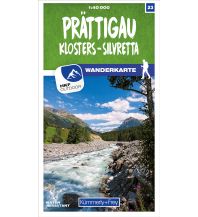 Hiking Maps Switzerland Prättigau 23 Wanderkarte 1:40 000 matt laminiert Hallwag Kümmerly+Frey AG