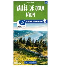Wanderkarten Schweiz & FL Vallée de Joux - Nyon 25 Wanderkarte 1:40 000 matt laminiert Hallwag Kümmerly+Frey AG