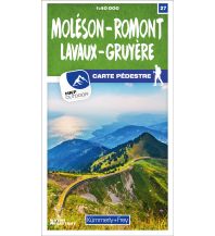 Moléson - Romont 27 Wanderkarte 1:40 000 matt laminiert Hallwag Kümmerly+Frey AG