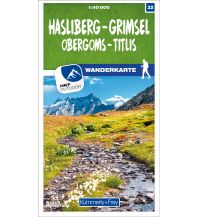 Wanderkarten Schweiz & FL K+F-Wanderkarte 32, Hasliberg, Grimsel, Obergoms, Titlis 1:40.000 Hallwag Kümmerly+Frey AG