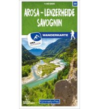 Hiking Maps Switzerland K+F-Wanderkarte 35, Arosa, Lenzerheide, Savognin 1:40.000 Hallwag Kümmerly+Frey AG
