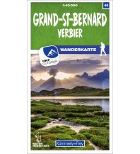 Wanderkarten Schweiz & FL Grand-St-Bernard 48 Wanderkarte 1:40 000 matt laminiert Hallwag Kümmerly+Frey AG