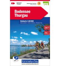 Cycling Maps Bodensee, Thurgau Velokarte Nr. 2 Hallwag Kümmerly+Frey AG