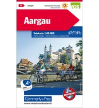 Radkarten Aargau Velokarte Nr. 5 Hallwag Kümmerly+Frey AG