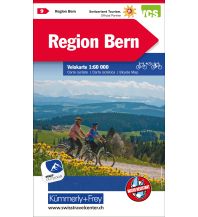Radkarten Schweiz Velokarte 9, Region Bern 1:60.000 Hallwag Kümmerly+Frey AG