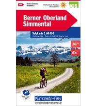 Radkarten Schweiz Berner Oberland, Simmental Hallwag Kümmerly+Frey AG