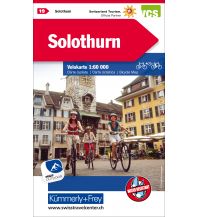 Cycling Maps Solothurn Velokarte Nr. 19 Hallwag Kümmerly+Frey AG