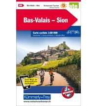 Cycling Maps Switzerland Bas-Valais Hallwag Kümmerly+Frey AG