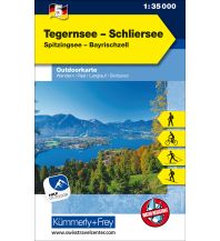 Tegernsee - Schliersee Outdoorkarte Deutschland Nr. 5 Hallwag Kümmerly+Frey AG