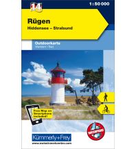 Wanderkarten Rügen Outdoorkarte Deutschland Nr. 14 Hallwag Kümmerly+Frey AG