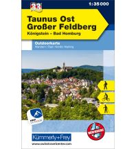 Hiking Maps Germany Taunus Ost - Grosser Feldberg - Königstein, Bad Homberg Hallwag Kümmerly+Frey AG