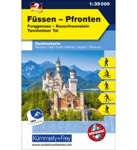 Füssen - Pfronten Nr. 02 Outdoorkarte Deutschland 1:35 000 Hallwag Kümmerly+Frey AG