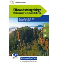 Wanderkarten Deutschland Elbsandsteingebirge Nr. 18 Outdoorkarte Deutschland 1:35 000 Hallwag Kümmerly+Frey AG