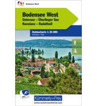 Wanderkarten Bodensee West Nr. 43 Outdoorkarte Deutschland 1:35 000 Hallwag Kümmerly+Frey AG