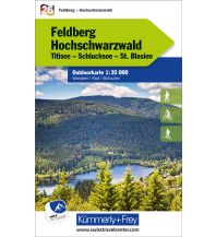 Hiking Maps Black Forest / Swabian Alps K+F-Outdoorkarte 26, Feldberg, Hochschwarzwald 1:35.000 Hallwag Kümmerly+Frey AG